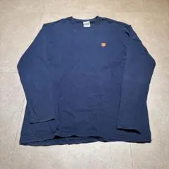 United sports ロンt 長袖tシャツ　紺　usa製　ワンポイント