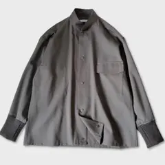 極美品 UJOH/ウジョー STUDIOUS別注 スタンドカラーシャツブルゾン