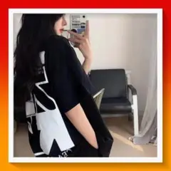 【相場最安値】【人気】Tシャツ 半袖 モノトーン バックプリント ストリート系