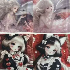 パネル生地　在庫処分　女の子16柄　即購入限定❗️