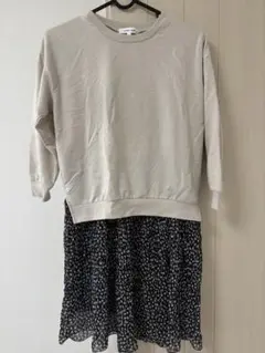 GLOBAL WORK スウェットワンピース 130