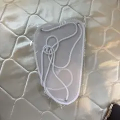 弓道　白　胸当て
