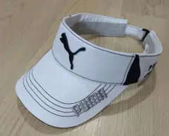 PUMA ホワイト バイザー