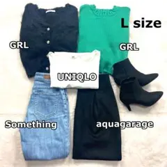 レディースまとめ売り♡セット♡GRL UNIQLO 等 ③Lサイズ