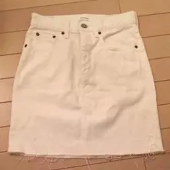 moussy デニムスカート ホワイト