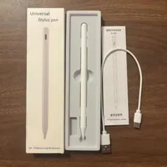 スタイラスペン　Apple pencil 互換品　タッチペン ホワイト