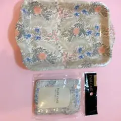 ウィリアムモリス　パスケース　トレー　2点セット　花柄