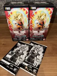 ドラゴンボールカード　未知なる冒険　新品未開封テープ付き２ボックス＋アニバパック