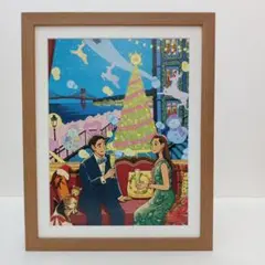 ■新品未使用■ 額入りポスター㉓ わたせせいぞう SEIZOUWATASE
