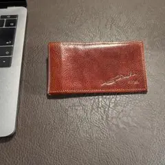 ブラウンレザー 名刺入れ　カードケース