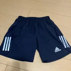 adidas アディダス　ハーフパンツ　インナー付き　ネイビー　Mサイズ