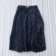 dries van noten silk metal skirt