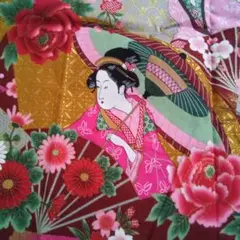 浮世絵柄生地
