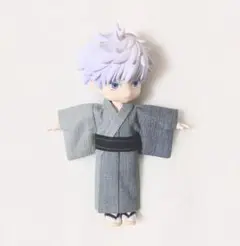【オビツ11(ねんどろいどどーるサイズへ変更可能】着物グレーグラデーション ②