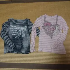メゾピアノ 他140トップス2枚セット