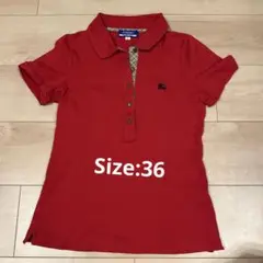 バーバリーブルーラベルポロシャツ36