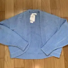 【新品】green label relaxing 水色 ボレロカーディガン