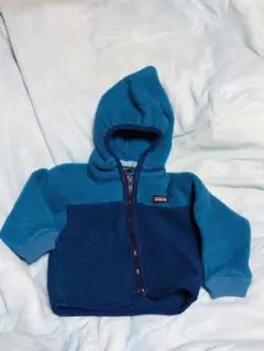 ビンテージ90年代パタゴニアキッズベビーフリースパーカーレアツートン古着屋