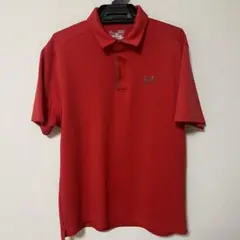 UNDER ARMOUR レッド ポロシャツ