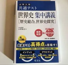 大学入学共通テスト集中講義　 世界史探究　歴史総合　未使用