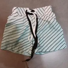 水色ストライプ サーフパンツ 100cm~