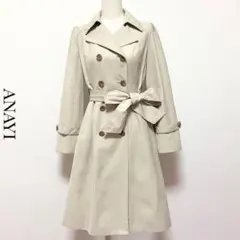 ANAYI アナイ フレアシルエットロングトレンチコート
