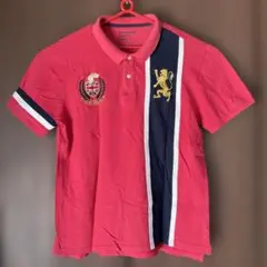 Giordano ポロシャツ(Lサイズ・レッド)