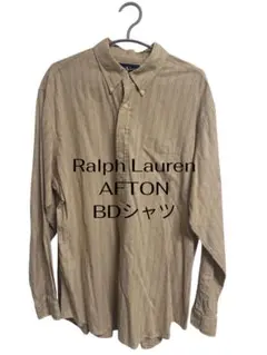 90's ラルフローレン AFTON 長袖プルオーバーBDシャツ XLサイズ