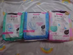 お産用パッドM10個入、母乳パッド132枚入、おまけL3枚、試供品等