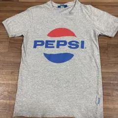 ⑤ ペプシ　Ꭲシャツ PEPSI　グレー　半袖　コーラ