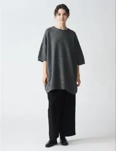 【美品】mizuiroindブラックワイドパンツ✳︎サイズ2