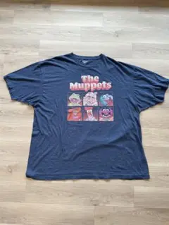 THEMUPPETS マペッツ キャラT ネイビー ヘザー XL　紺　霜降り