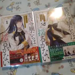 初版！透明カバー付！悪役令嬢たちは揺るがない 1 2巻セット　全巻　漫画