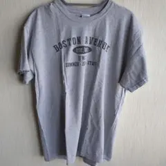 GILDAN グレー Tシャツ BOSTON AVENUE L