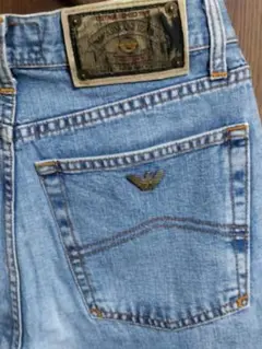 Armani Jeans ストレートデニム 32/32 ライトブルー