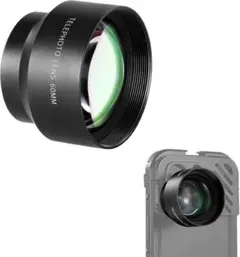 NEEWER 60mm 望遠レンズ 17mmネジスマホケージ