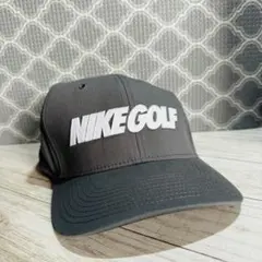 [美品]ナイキゴルフ　nikegolf キャップ　グレー
