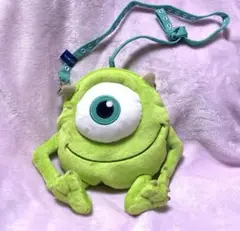 マイクワゾースキー　パスケース　ディズニー　ぬいぐるみポーチ　モンスターズインク