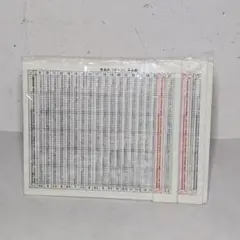 手あみ（ゲージ）早見表 A4サイズ