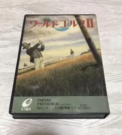 富士通FM77AV用ゲームソフト ワールドゴルフⅡ エニックス