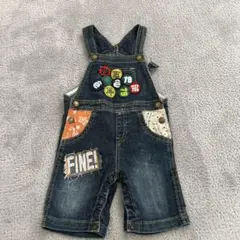 e.a.B ベベ　デニムオーバーオール 90