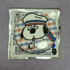 スヌーピー トリコロール 缶バッジ オラフ