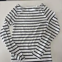 GAP MODERN TEE S 白黒ストライプ