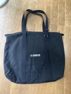 文化服装学院　ロゴバッグ 黒