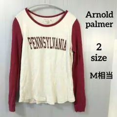 Arnold Palmer✨アーノルドパーマープリント 長袖Tシャツsize2