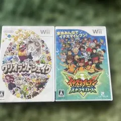 Wii ソフト クリスタル・シェイプ & 家族みんなでイナズマイレブン