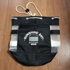 SUNSHINE SKY プールバッグ 黒