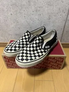 VANS チェッカー柄 スリッポン/US9/THEBONEZ/JESSE