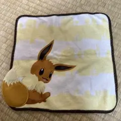 イーブイ クリーム色ハンカチ　ポケモンくじ