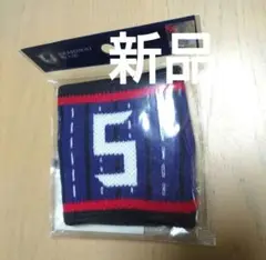新品 サッカー日本代表 リストバンド 5 サムライブルー 日本製